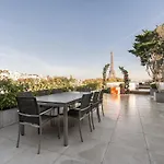 Splendide Apartment Rooftop Jacuzzi Tour Eiffel Ac